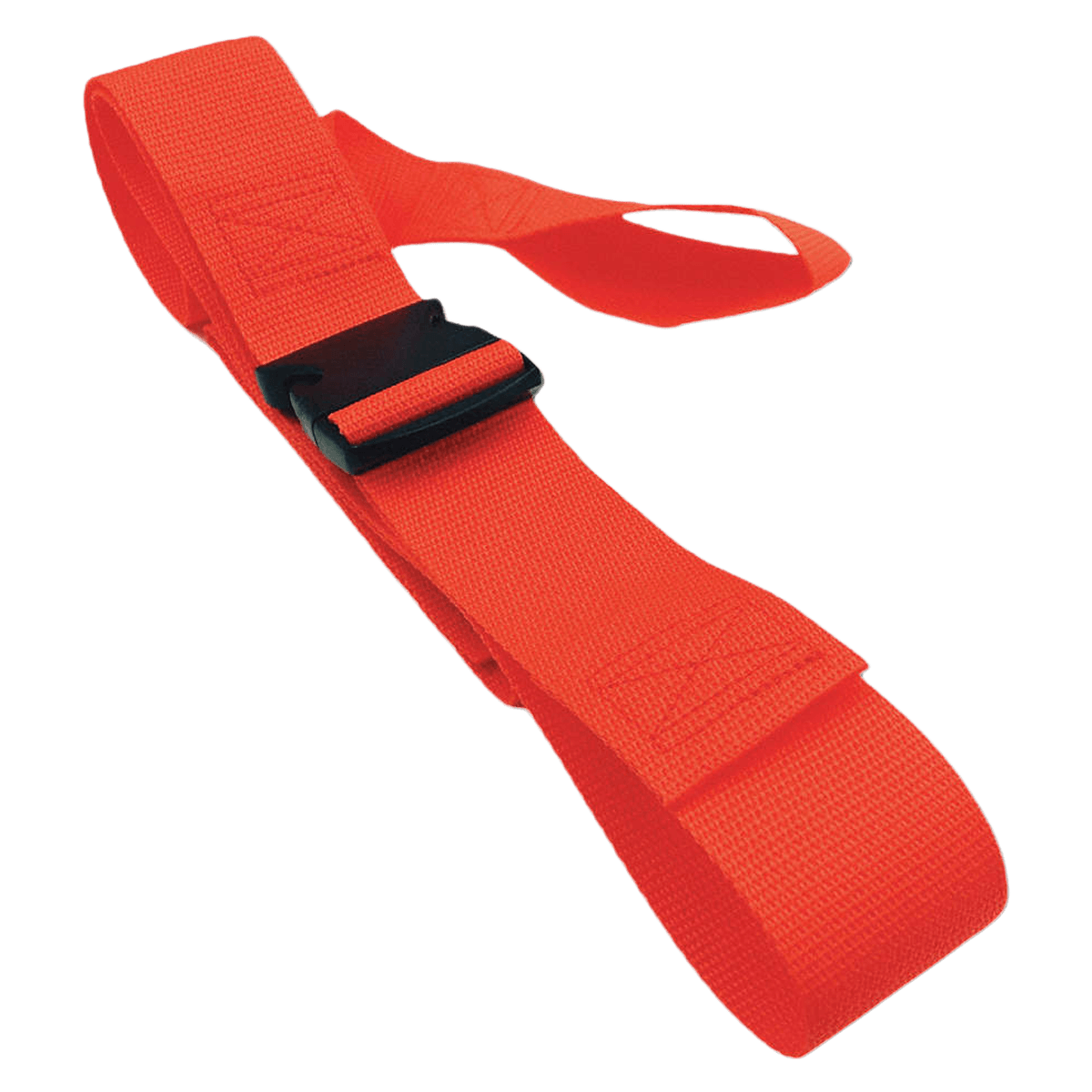 Poly PSR Restraint Strap, Polypropylene, 2-Piece, Plastic Buckle, Loop Lock Ends, 7 ft, Each