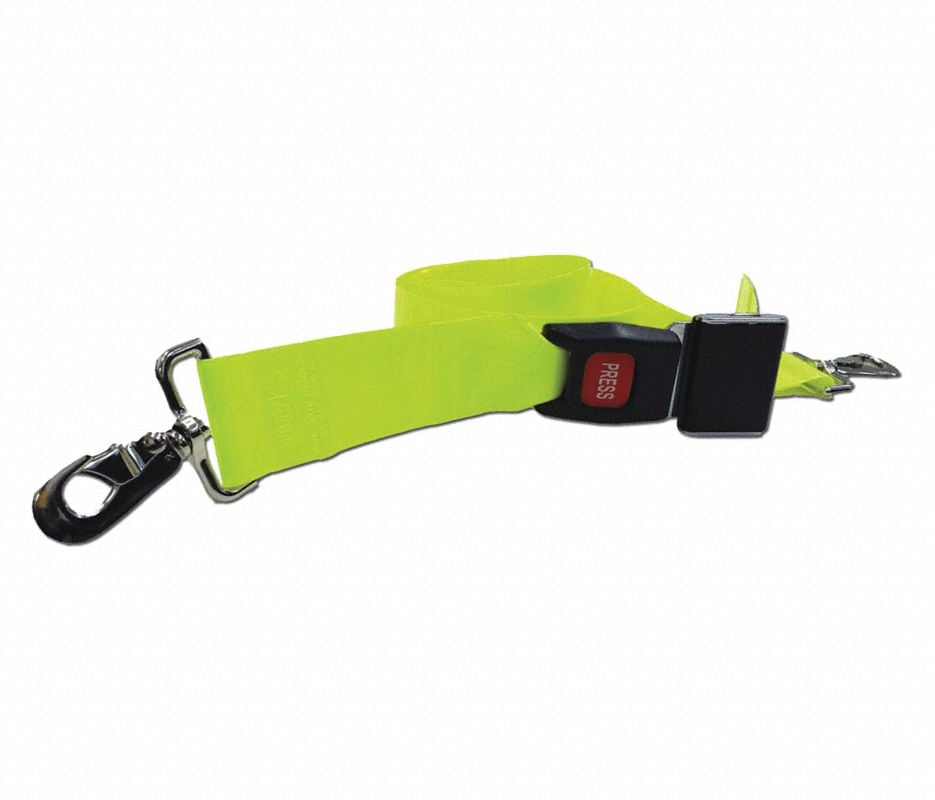 Bio G1 MPB SSC 5' 2pc YL Strap with Metal Buckle, 5-Foot, 2-Piece, Yellow