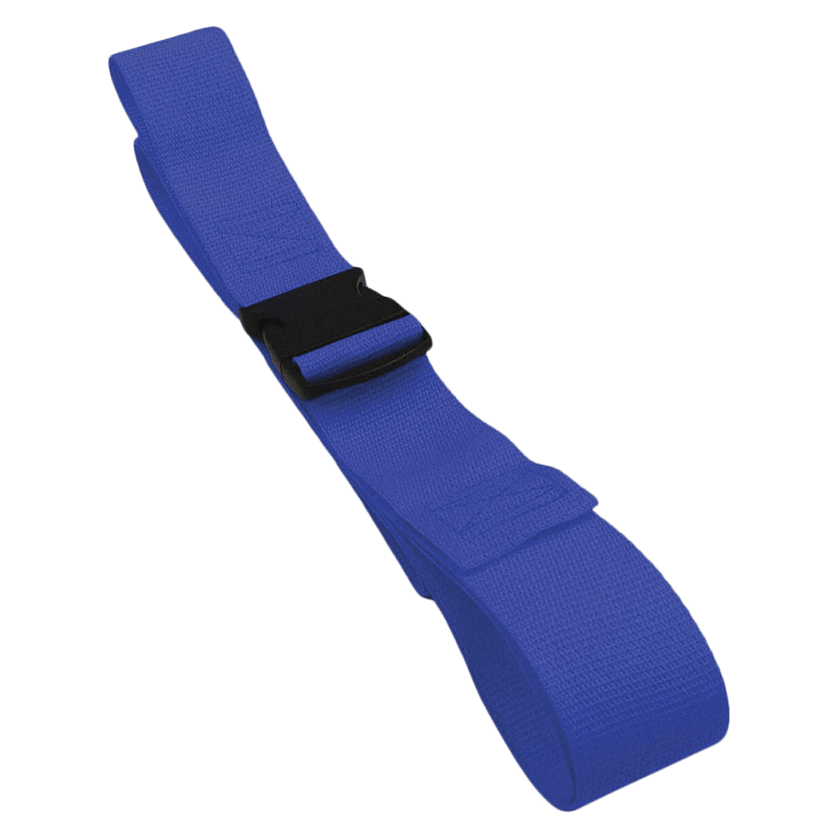 Polypropylene Patient Restraint Strap, 1-Piece with Plastic Buckle, 9 ft, Blue