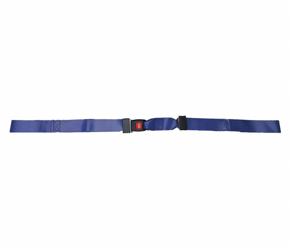 Dick Medical Supply Vinyl Chest Restraint Strap with Metal Push Button Buckle and Loop Lock Ends, 01KWC87QCVTY1PHCKMA8YR9K5B