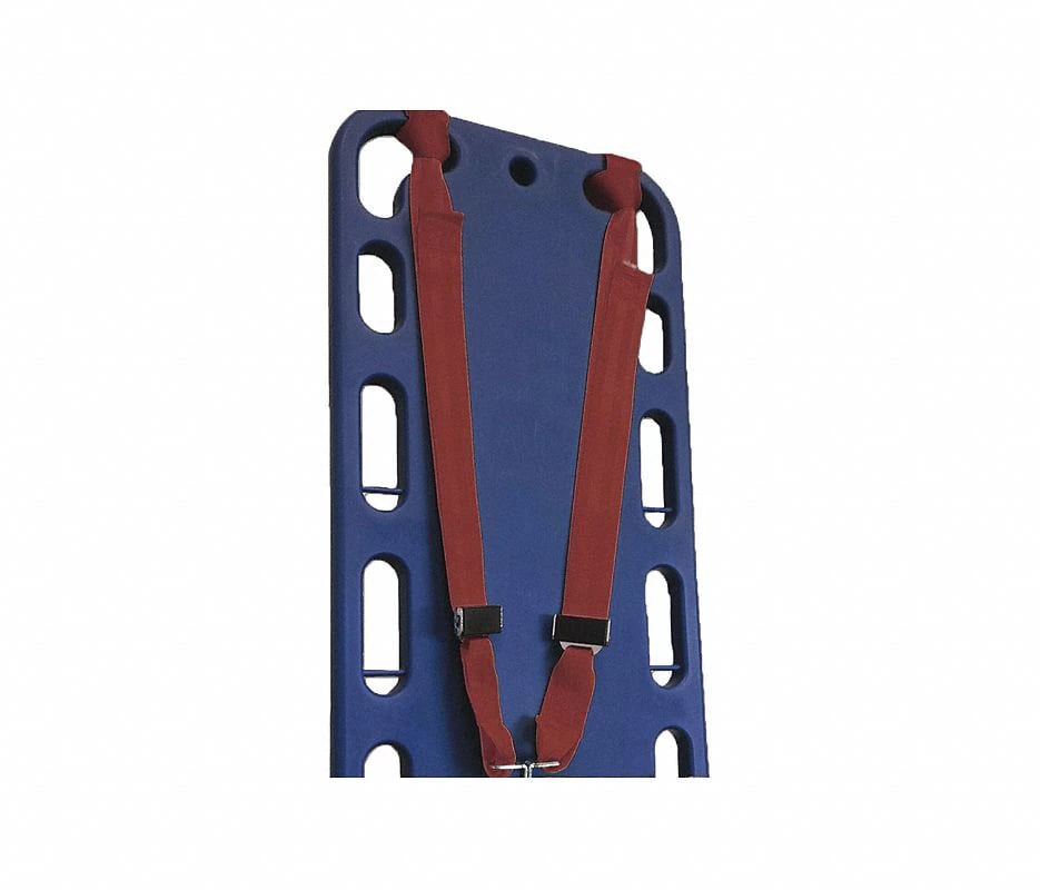 Nylon Chest Restraint Strap with Shoulder Stops, Loop Lock Ends, 1/Pair