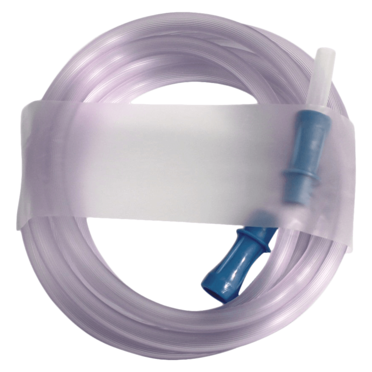 Dynarex Suction Tubing with Straw Connector, Non-Conductive, Latex-Free, 3/16" x 6', Case of 50