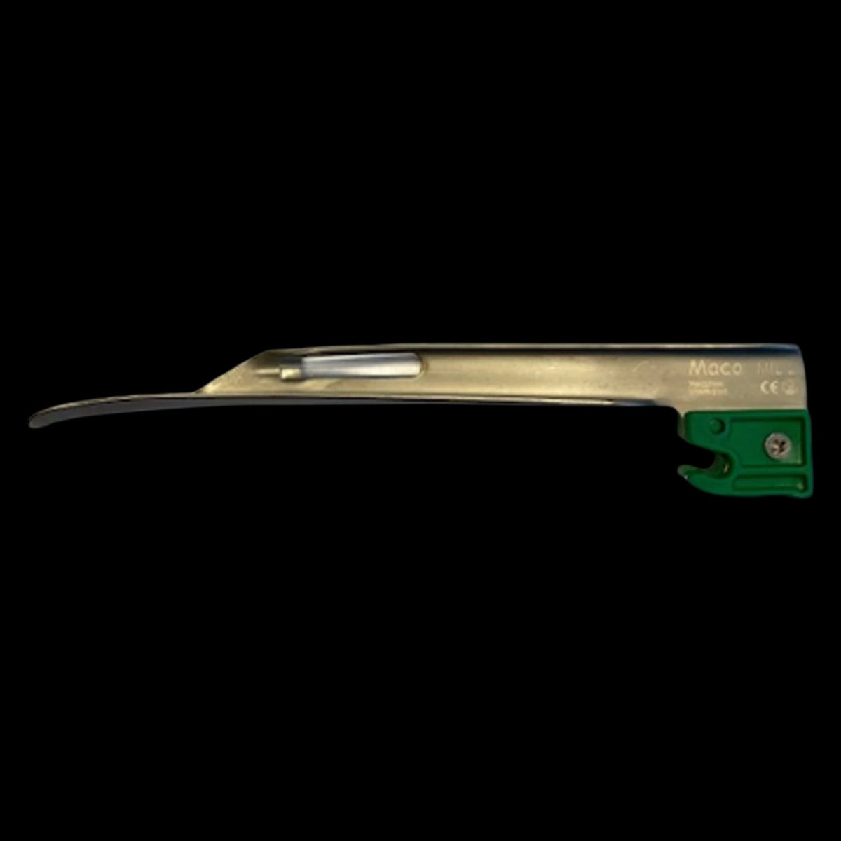 Maco Intl Disposable Fiber Optic Laryngoscope Blade, Miller #2