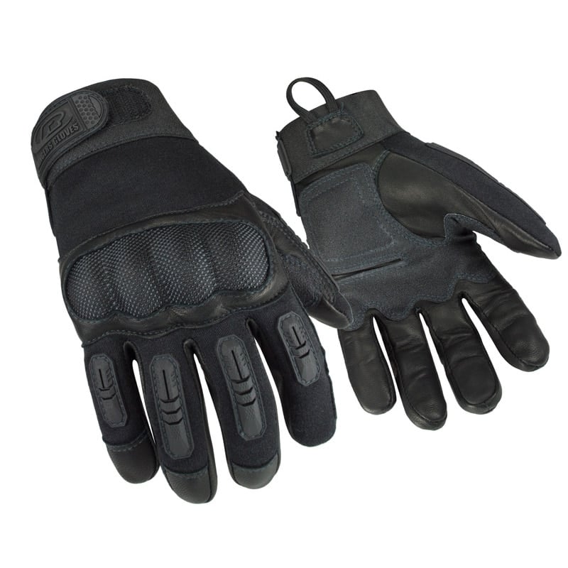 Ansell Ringers FR Hard Knuckle Flame Resistance Tactical Gloves, Medium, Black, 01KT0J0A9F2P4F42V6W00RWFEJ