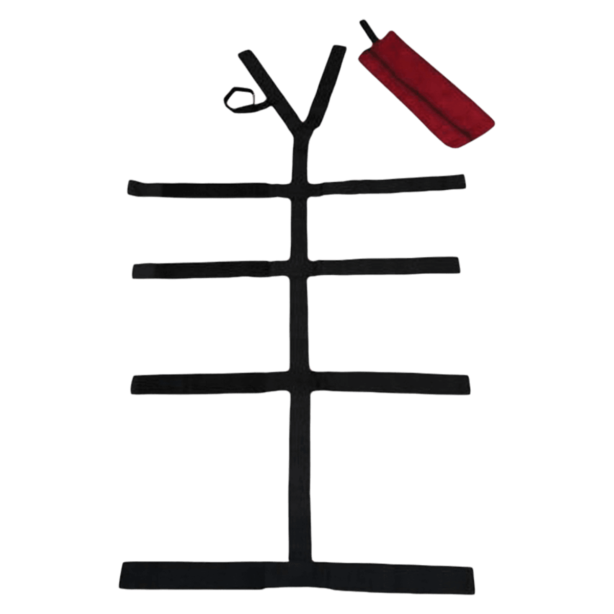 Nylon Y Body Strap System with Hook and Loop Closure