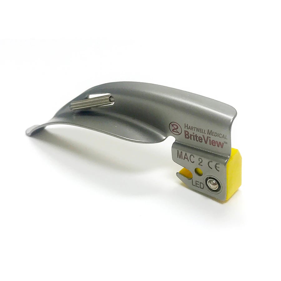 Briteview Laryngoscope Blade, Macintosh #2, LED