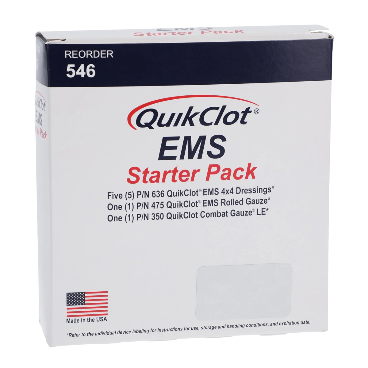 QuikClot EMS Starter Pack (Hemostatic Gauze)
