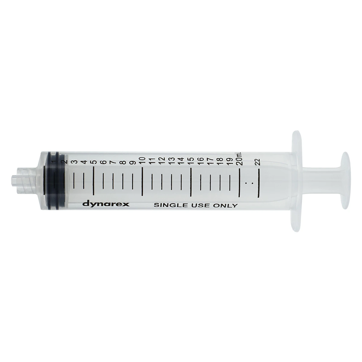 Dynarex Luer Lock Syringe, 20cc, Low Dead Space, Sterile, Without Needle, 50/Box, #6991