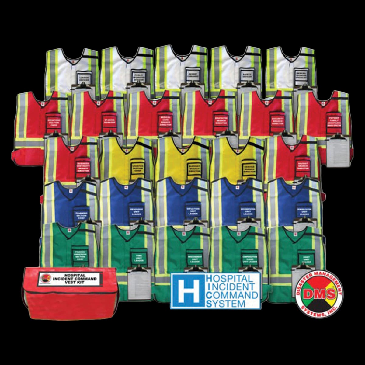 HICS Vest Kit - 26 Position (HICS 2014 Command Vest)