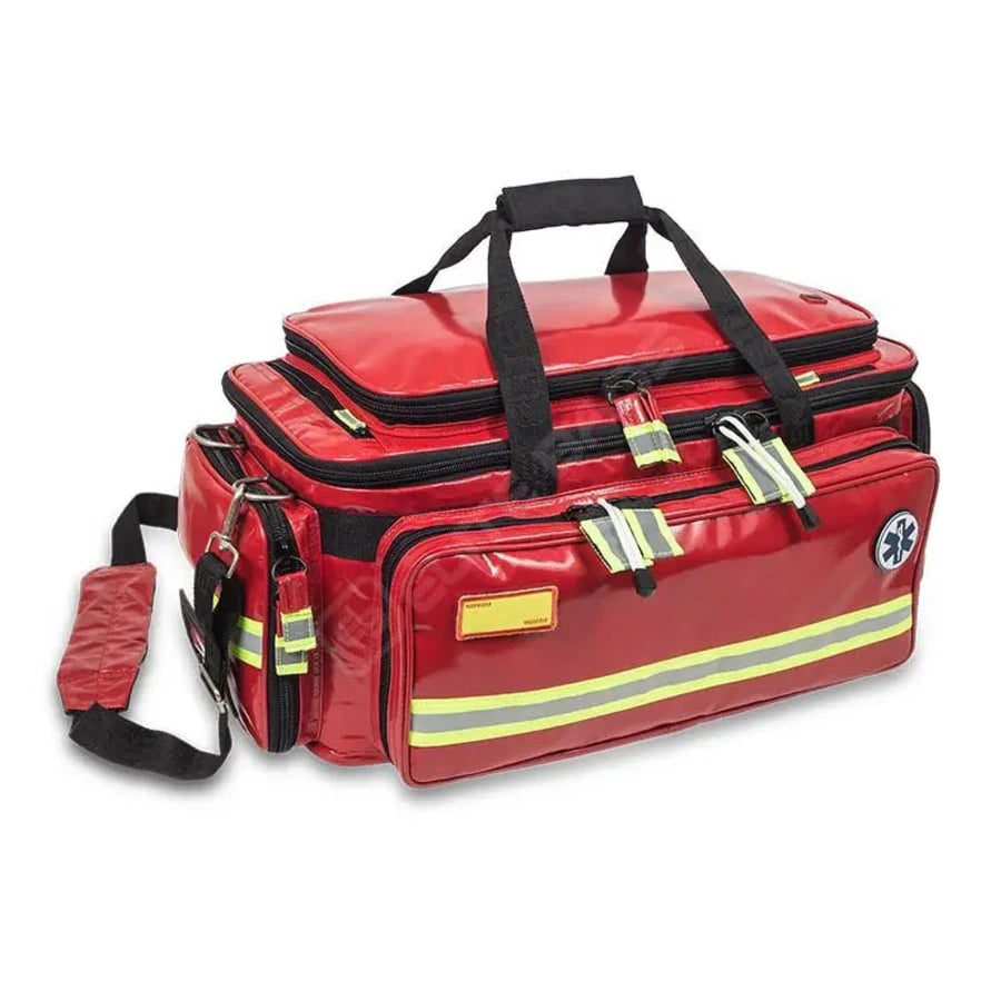 Elite Bags Large Infection Control ALS Duffel Backpack, Red