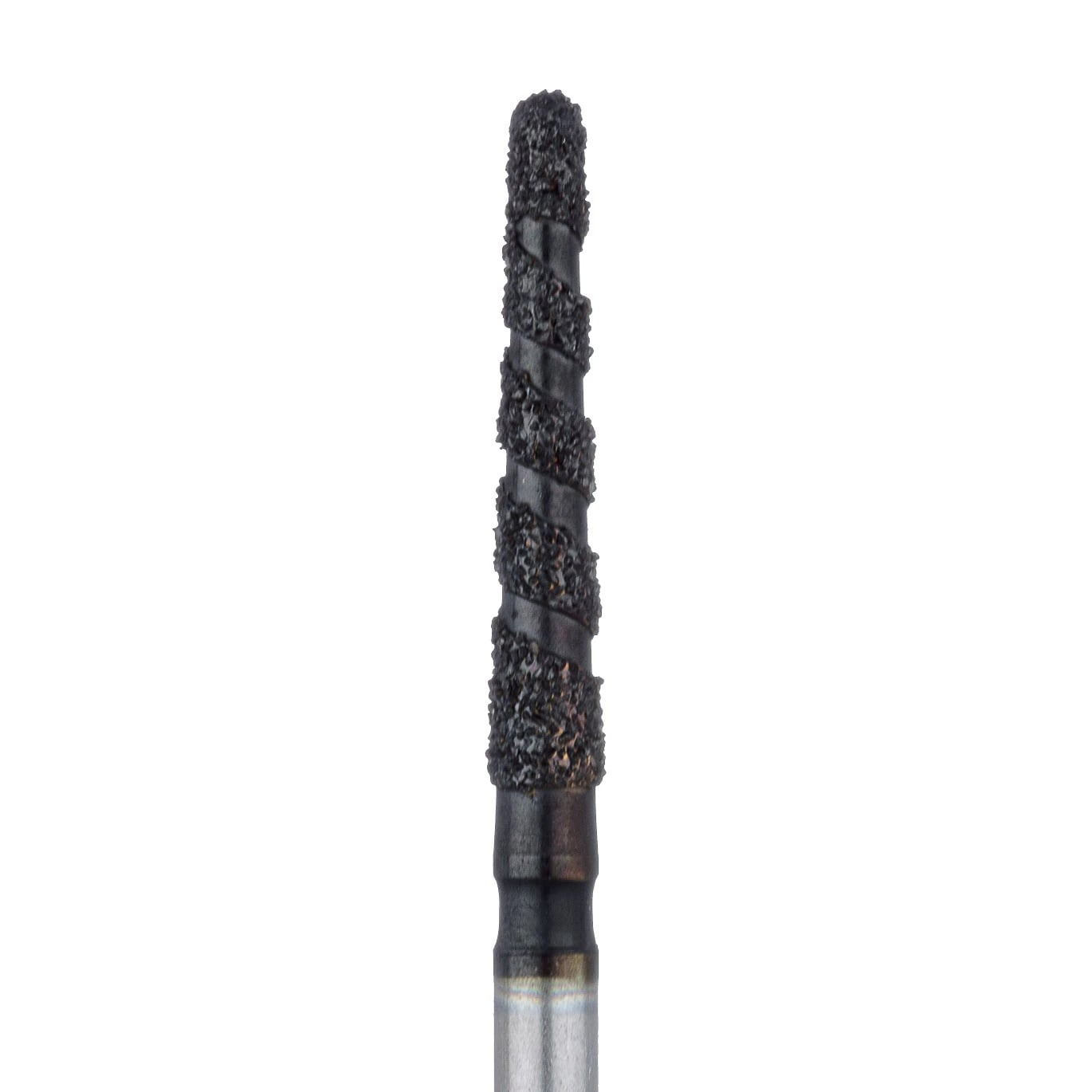 Meisinger Black Cobra Diamond Bur, Friction Grip, Super Coarse, Round End Taper, B852-018, 1.8 mm, 5/Pk, B852-018-FG