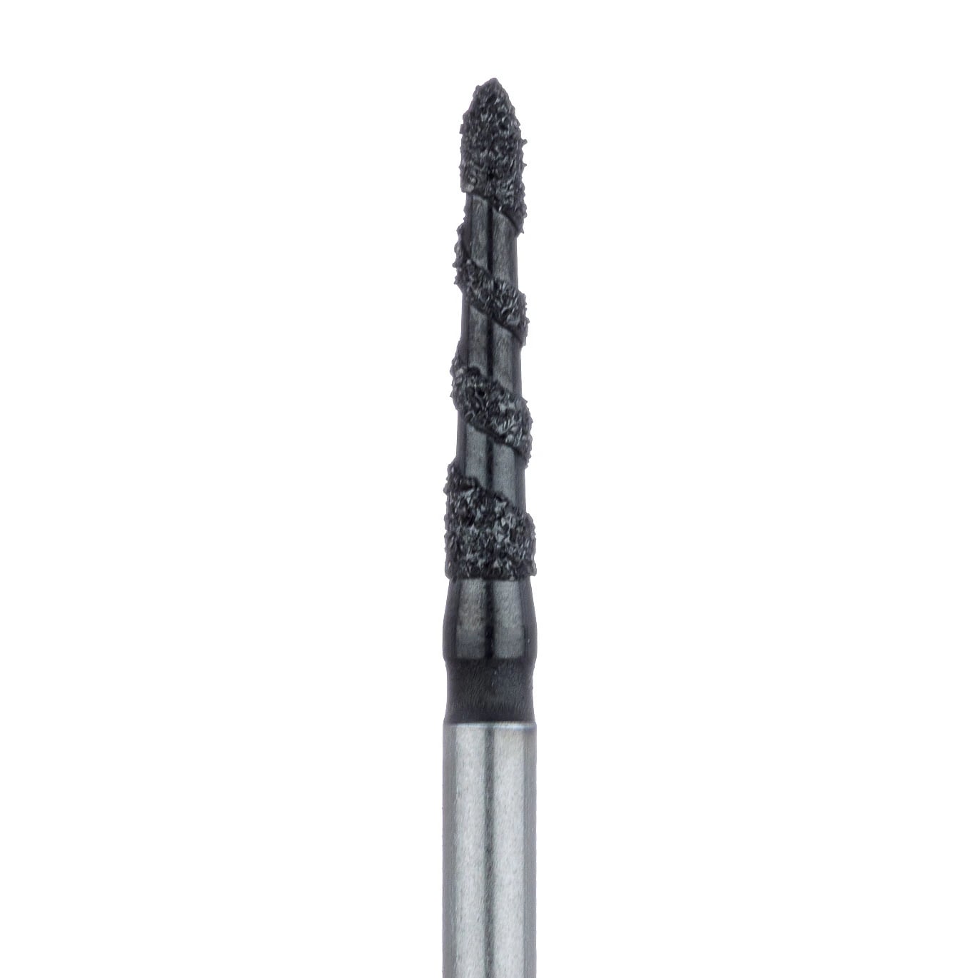 Meisinger Black Cobra Diamond Bur, FG, Super Coarse, Modified Chamfer/Beveled Taper, 1.6 mm Diameter, 5/Pkg, B878-016