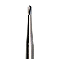 Meisinger Tungsten Carbide Bur #330, Pear Shape, Friction Grip Short Shank, 1.8 mm Head Length, 100/Pack, C0330SS