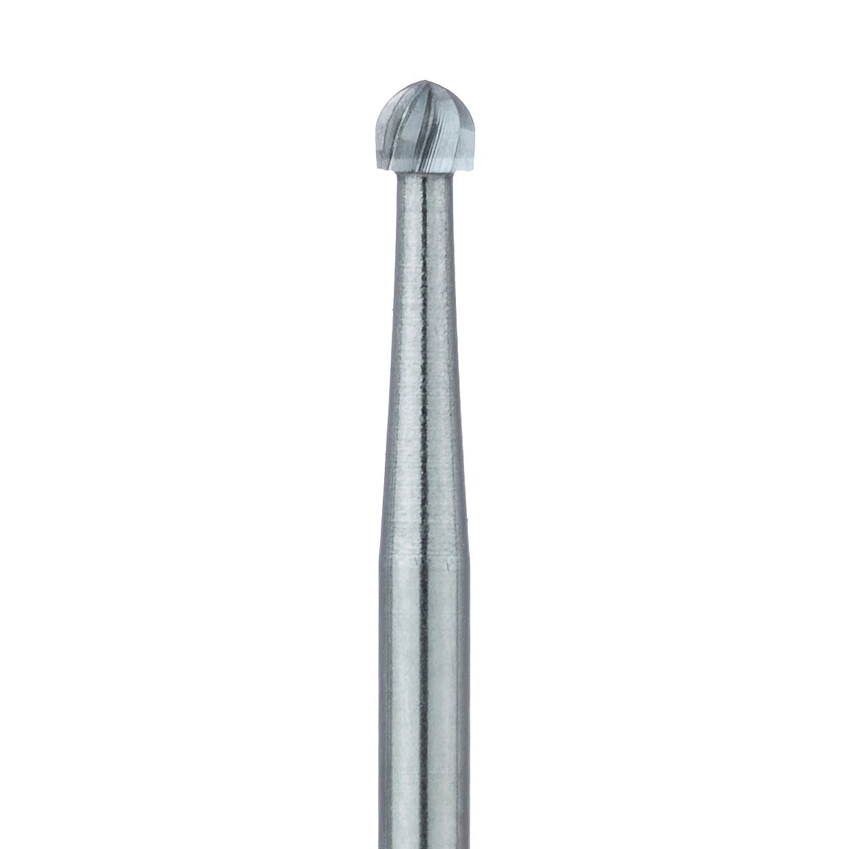 Meisinger Tungsten Carbide Bur HM1 Round FG XL, Bur #6, 1.8 mm Diameter, Surgical Length, 5/Pkg, HM1-018-SU