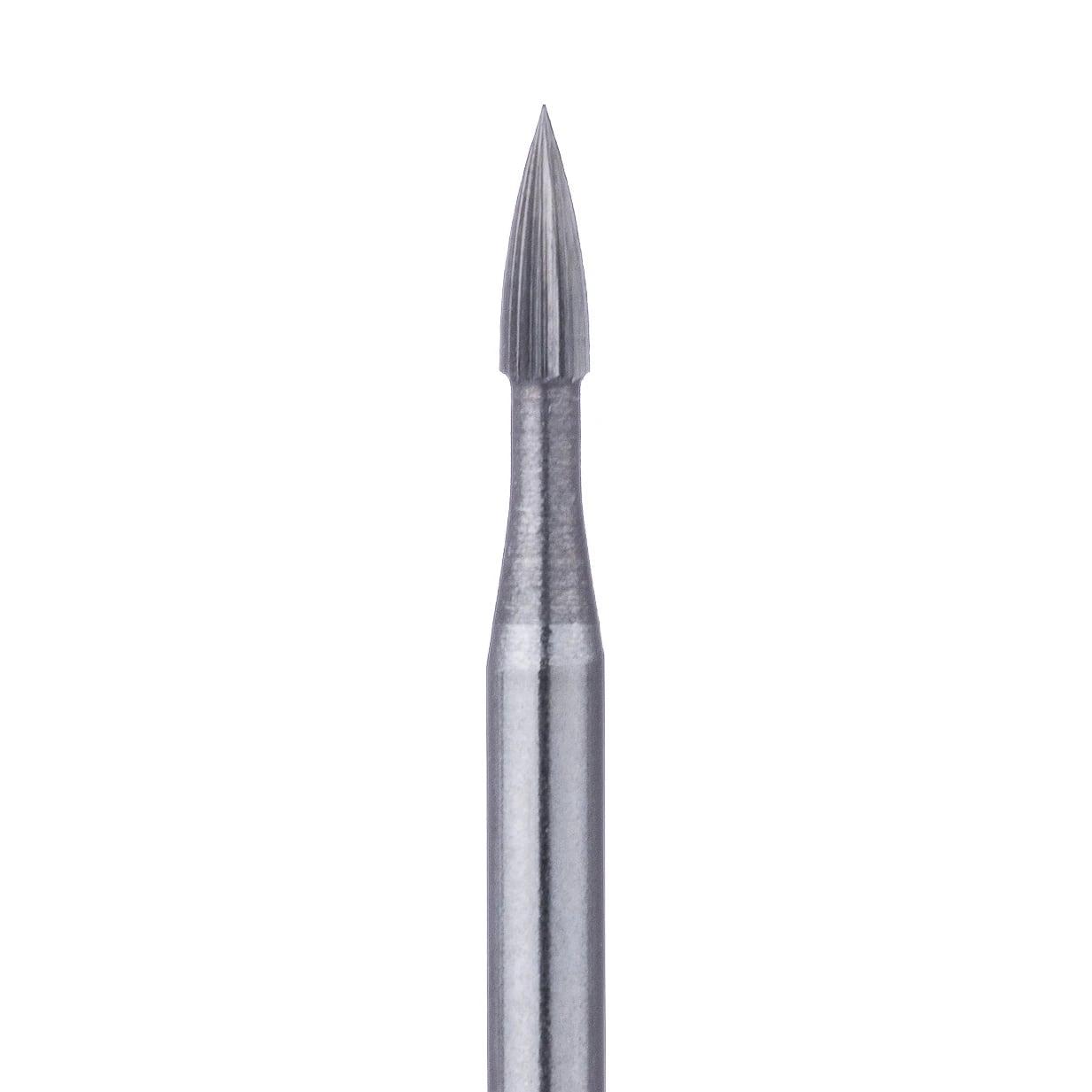 Meisinger Trimming & Finishing Tungsten Carbide Bur, FG, Flame, 1.2 mm, #7903, 5/Pkg, HM246-012-FG