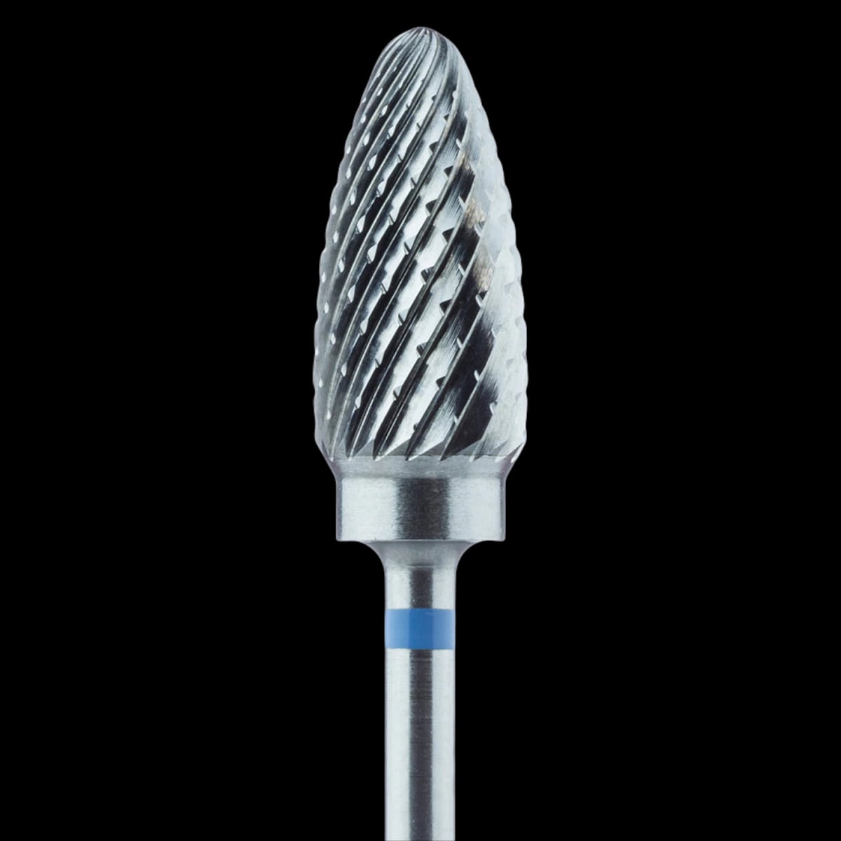Meisinger HM 251GX-070 Carbide Lab Bur, Large Taper, Round End, X-Cut, Medium, 7.0 mm Diameter, HP, 1/Pkg