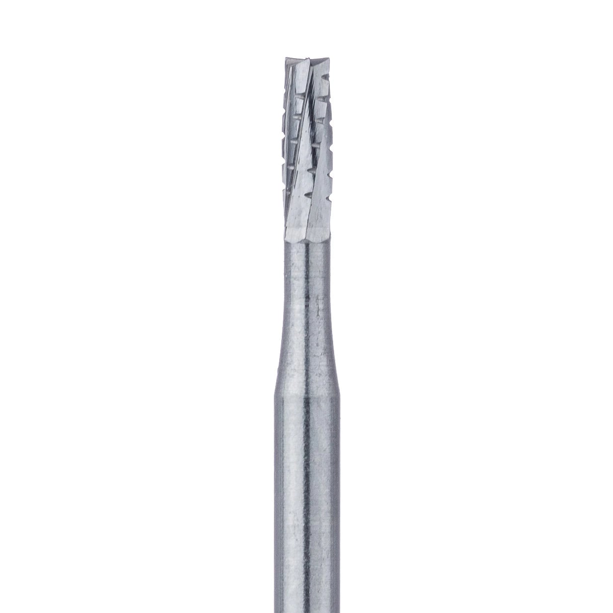 Meisinger Tungsten Carbide Bur #558, HM31 Straight Fissure Cross Cut, Friction Grip Extra Long (FGXL/Surgical), 1.2 mm Diameter, 5/Pkg