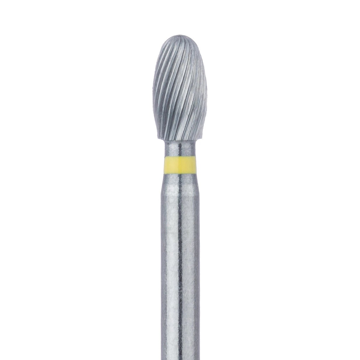 Meisinger Tungsten Carbide Trimming and Finishing Bur, Friction Grip, Football Shape, 2.3 mm, Extra Fine (16-20 Flute), 5/Pk, HM379F-023-FG