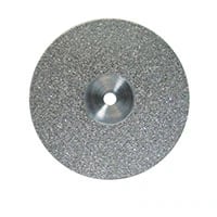 Meisinger 916D-190-HP Diamond Disc, Double-Sided, Handpiece, 19 mm, Medium Grit, Blue, 1/Pk