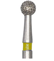 Meisinger 801C-023-RA Diamond Bur, Round, 2.3 mm, X-Fine Grit, Right Angle, 5/Pk