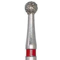 Meisinger 801F-018 RA Fine Diamond Bur, Round 1.8mm, Multi-Use, 5/Pack