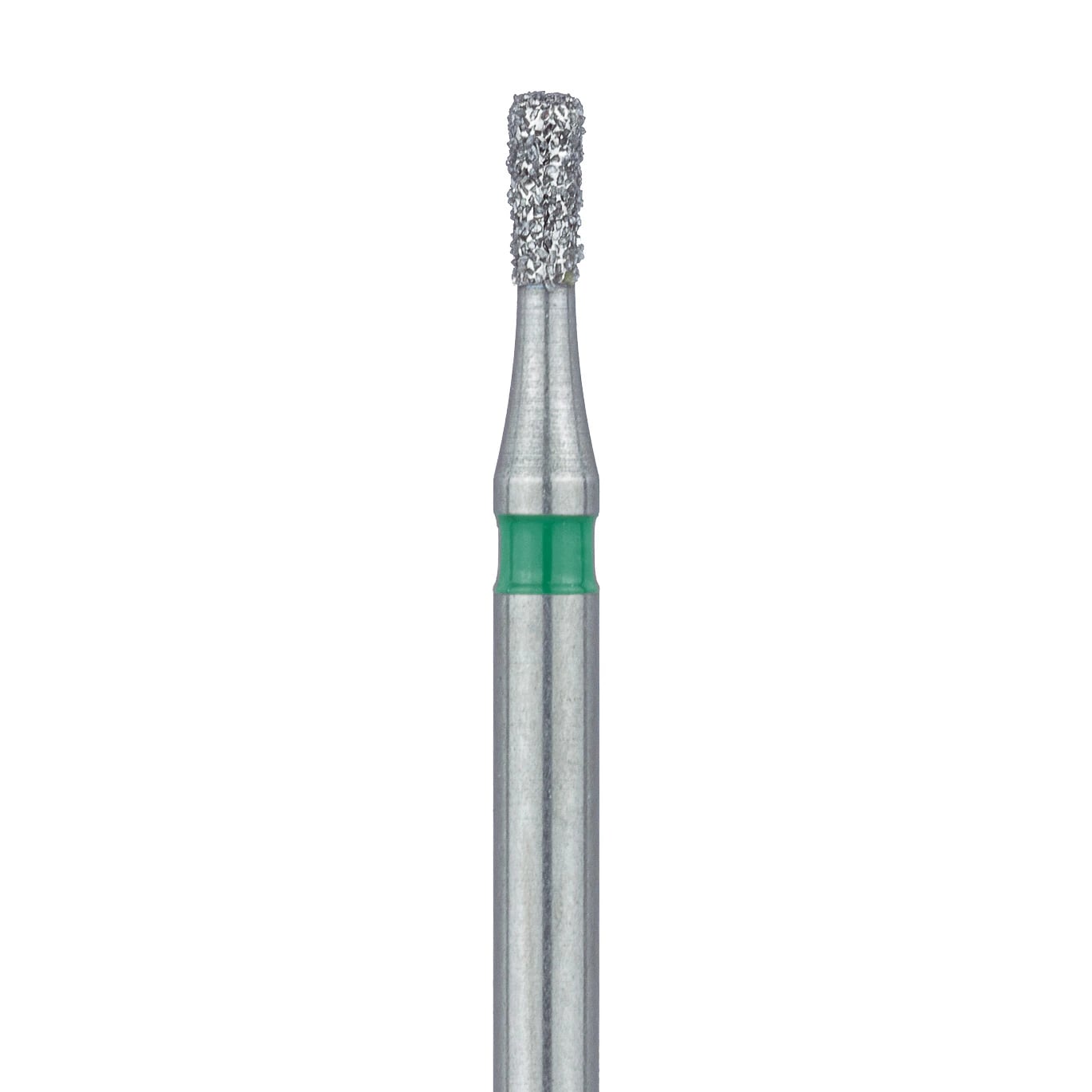 Meisinger Multi-Use Diamond Bur, Friction Grip, Pear, 808G, 1.2 mm Head, Coarse (Green), 5/Pk, 808G-012-FG
