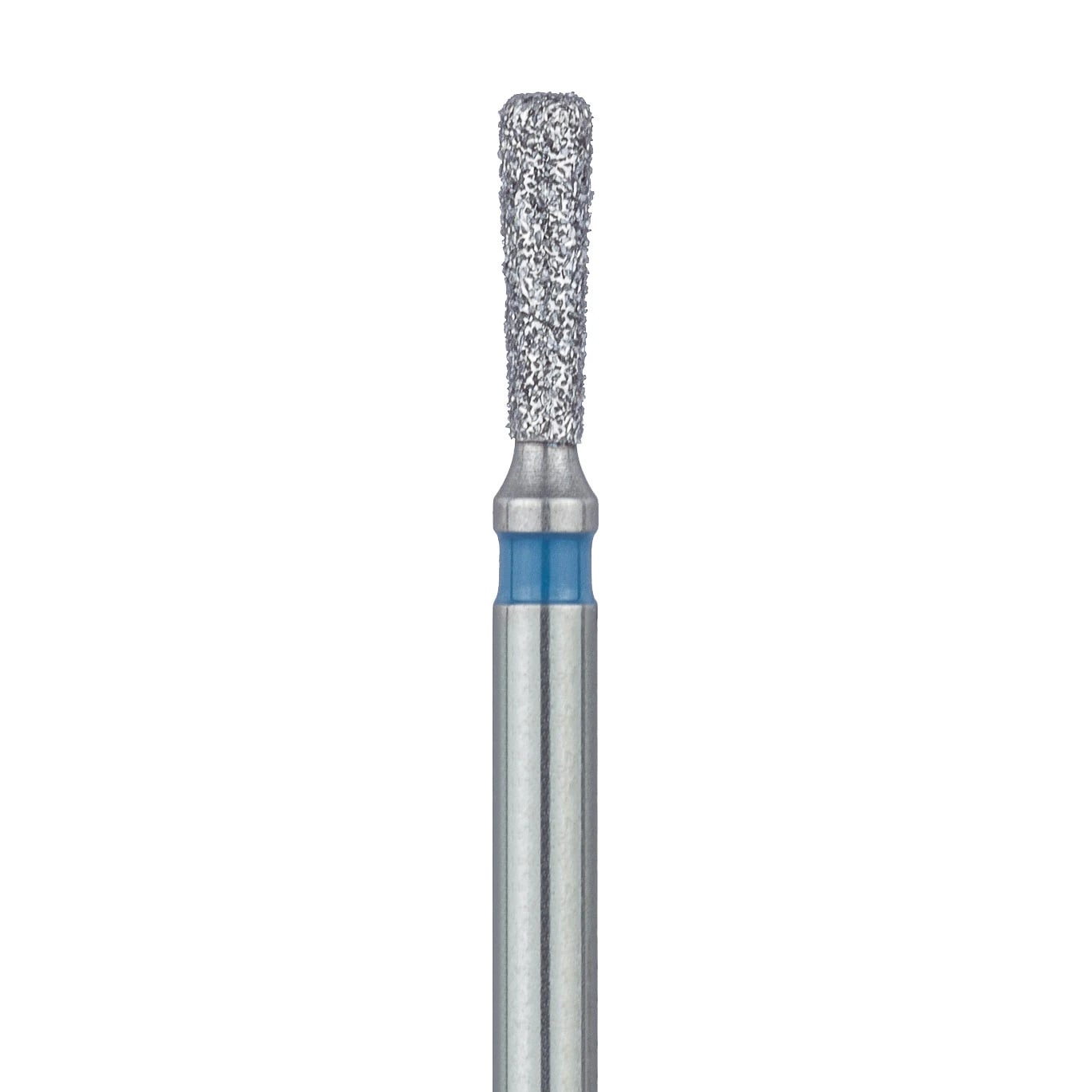 Meisinger 808L-014-FG Medium Diamond Bur, Long Pear, Friction Grip, 1.4 mm, 5/Pk