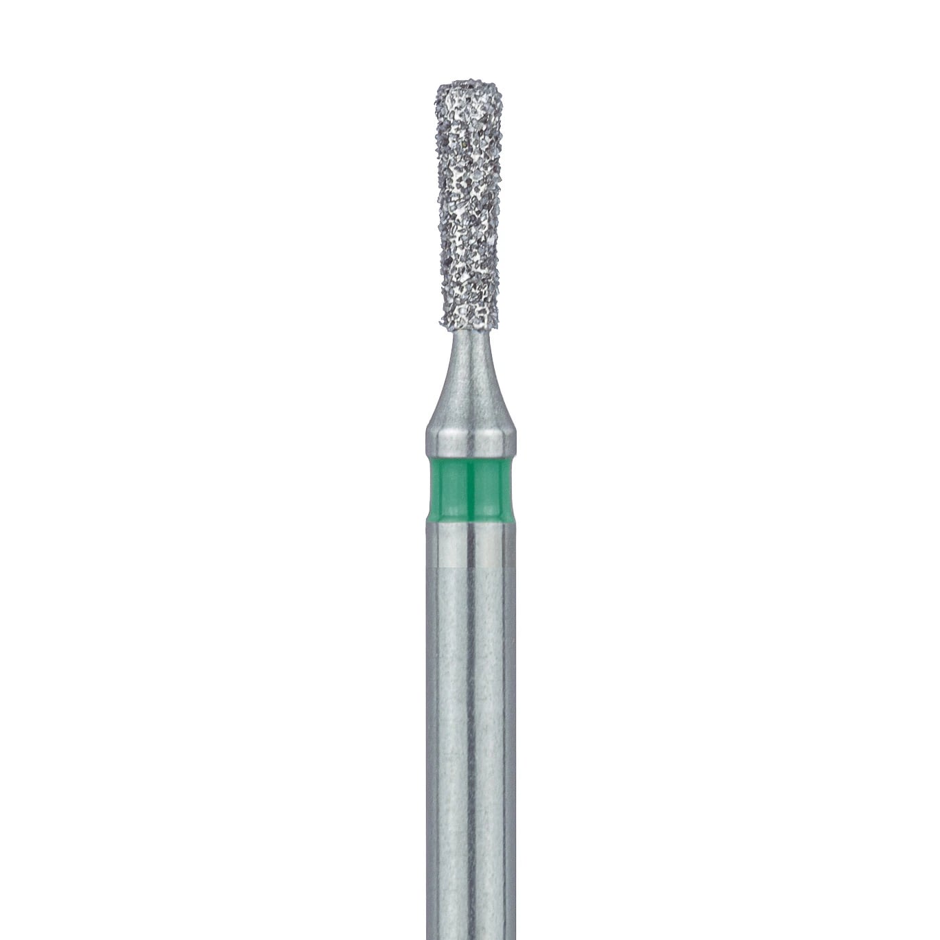 Meisinger Multi-Use Diamond Bur, Friction Grip, Long Pear, 808LG, 1.2 mm, Coarse, Green, 5/Pk, 808LG-012-FG