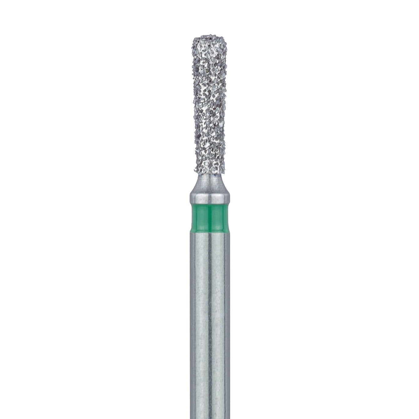 Meisinger 808LG-014 FG Coarse Diamond Bur, Long Pear, 1.4 mm, Green, Multi-Use, 5/Pack