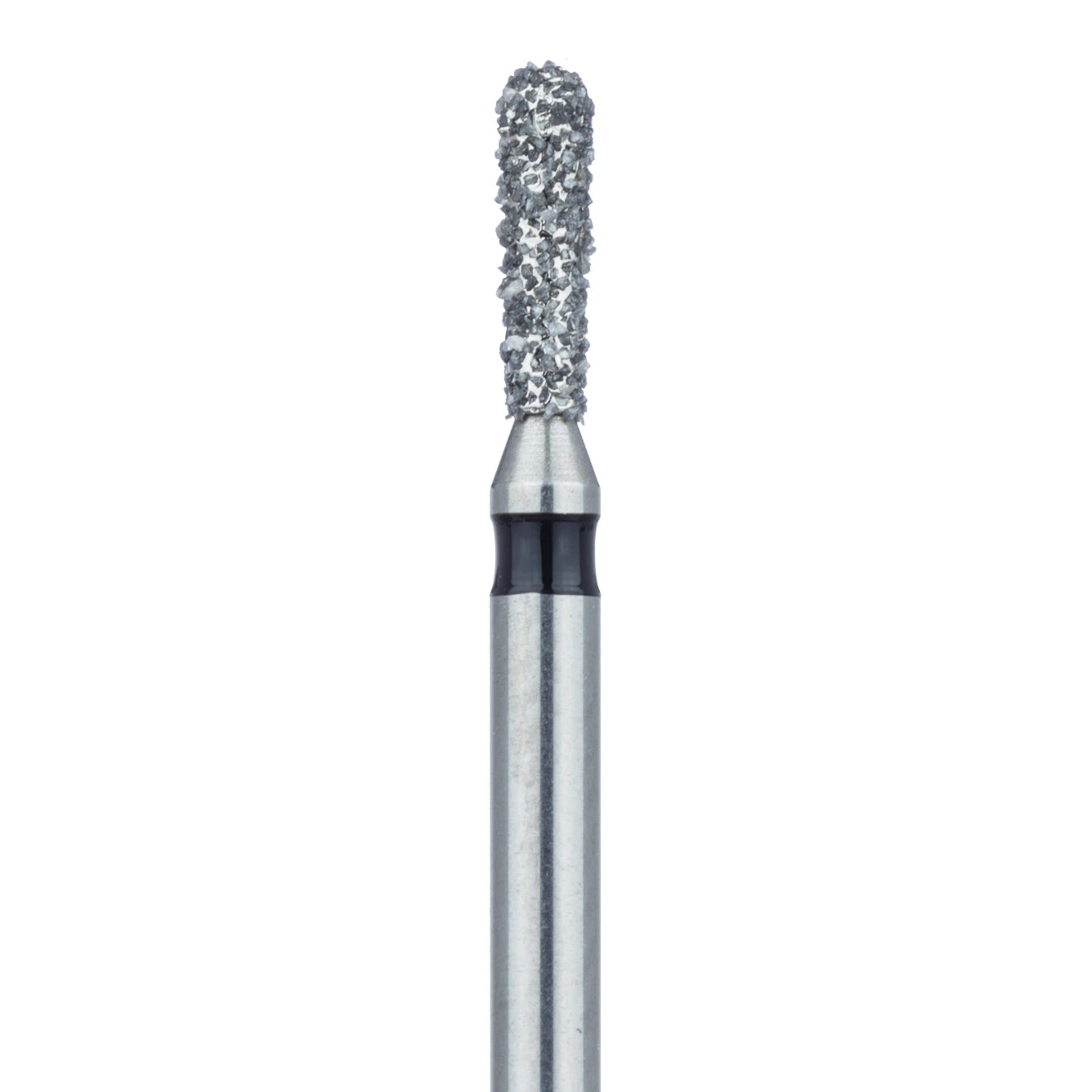 Meisinger 808RH-014 FG Diamond Bur, Round End Pear, Super Coarse (Black), 1.4 mm Head, 5/Pack