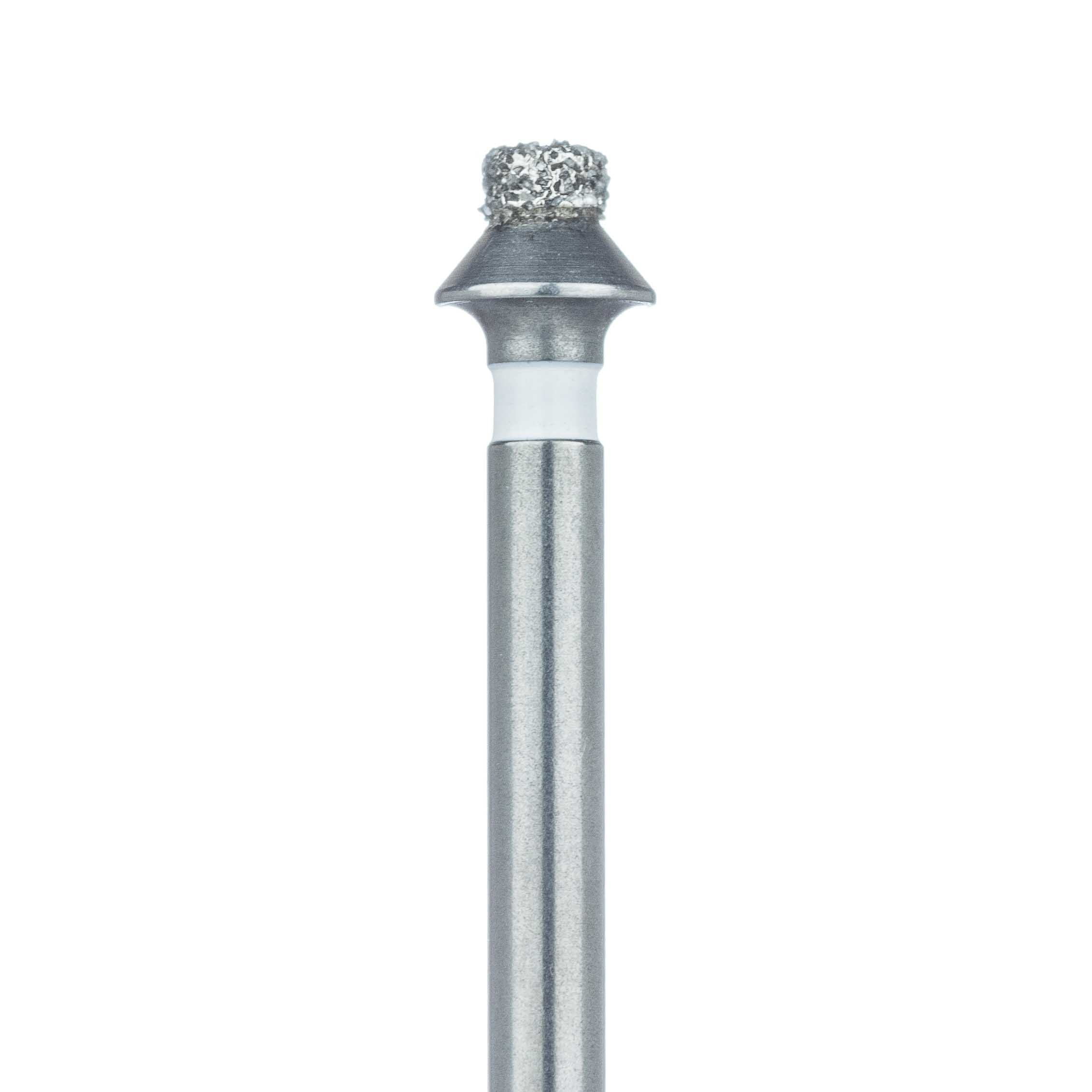 Meisinger FG Occlusal Reduction Diamond Bur, 828W-017, Medium Grit, White Ring, 1.0 mm Depth, 5/Pack