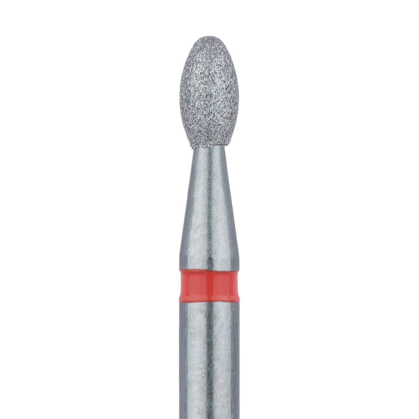 Meisinger 833F-023-RA Fine Diamond Bur, Egg/Football Shape, 2.3 mm, Right Angle, 5/Pack