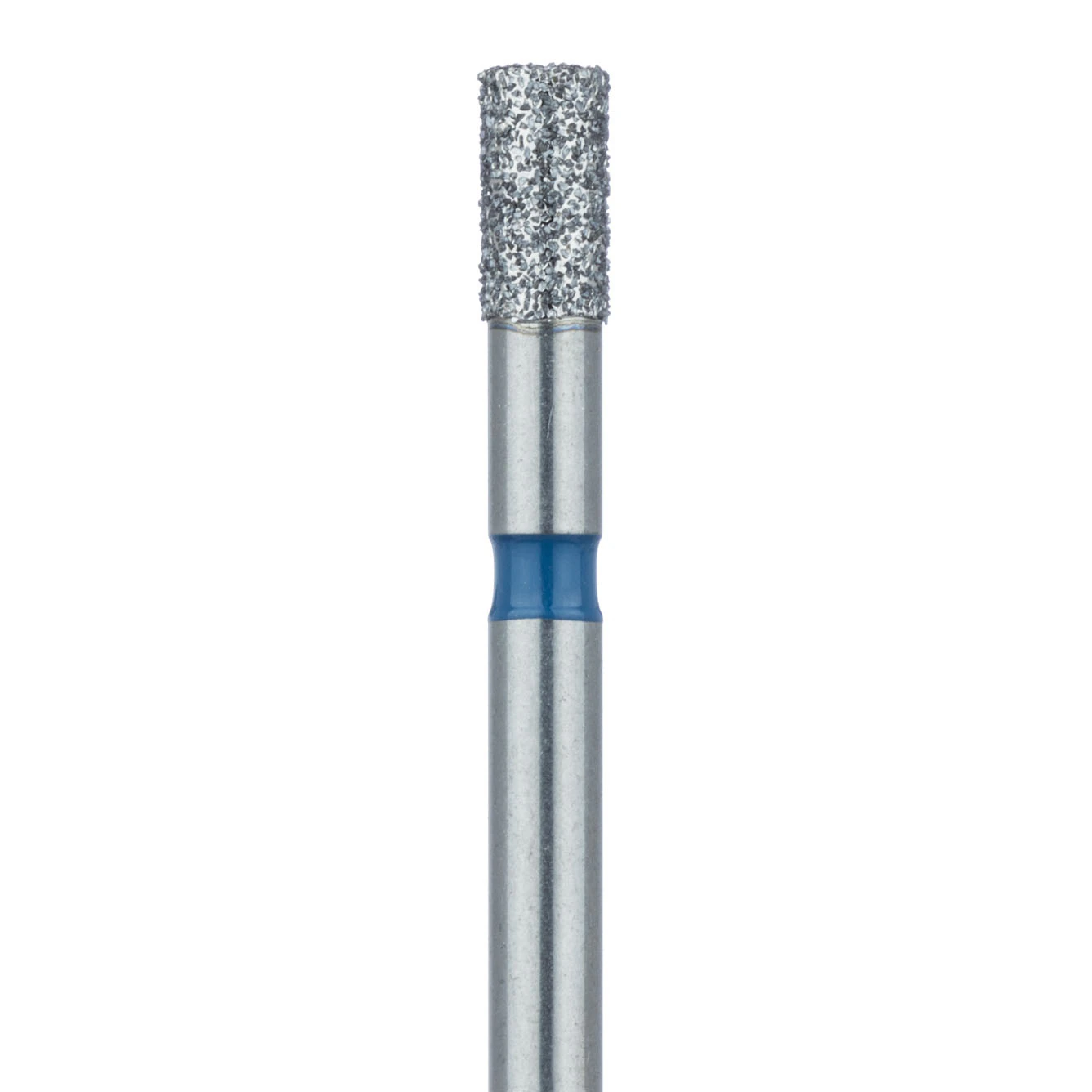 Meisinger 835-018-FG Diamond Bur, Cylinder, Medium Grit, 1.8 mm Diameter, Friction Grip, 5/Pk