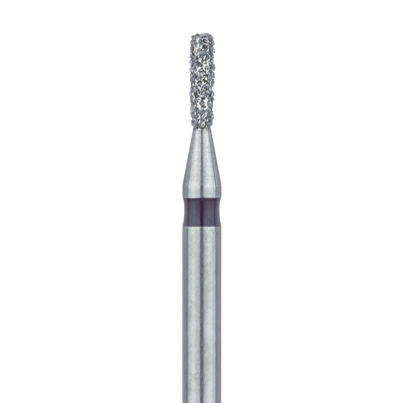Meisinger 835H-012-FG Diamond Bur, Super Coarse, Cylinder, Flat End, Friction Grip, 1.2 mm Head Diameter, 3.5 mm Head Length, 5/Pkg