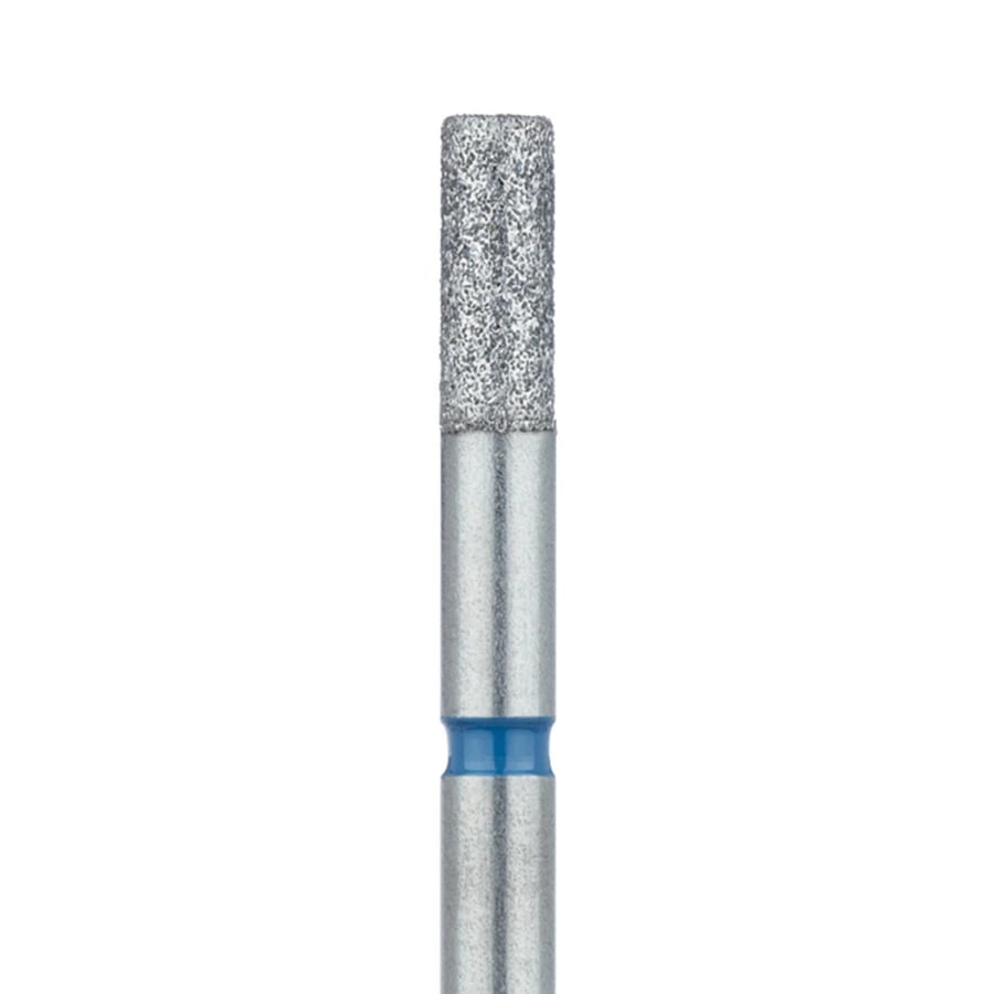 Meisinger Diamond Bur 837-023-HP, Medium Grit, Long Cylinder, 2.3 mm Diameter, HP Shank, 5/Pack