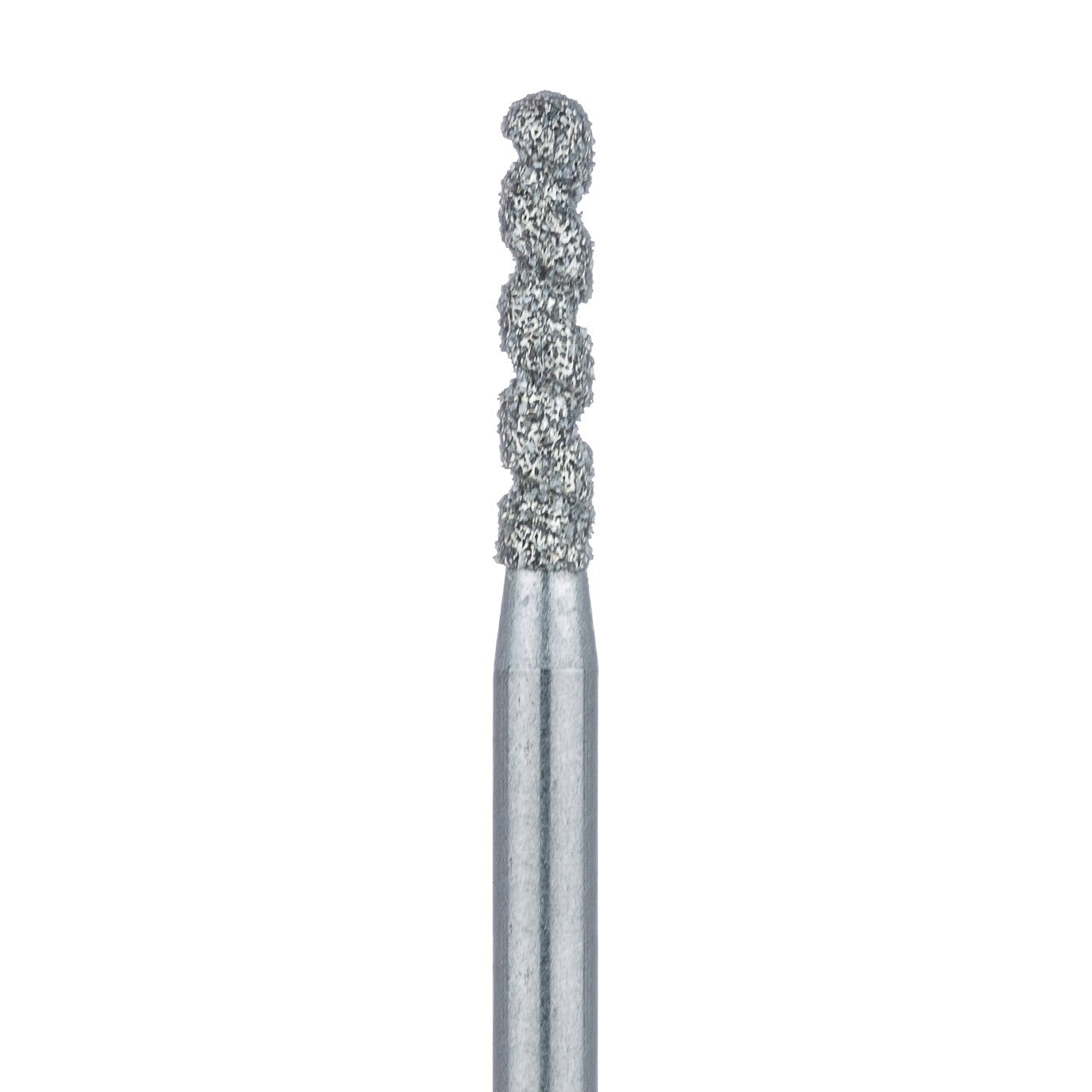 Meisinger 837D-014-FG Diamond Bur, Cylinder, Medium Grit, 1.4 mm Diameter, Friction Grip, 5/Pack