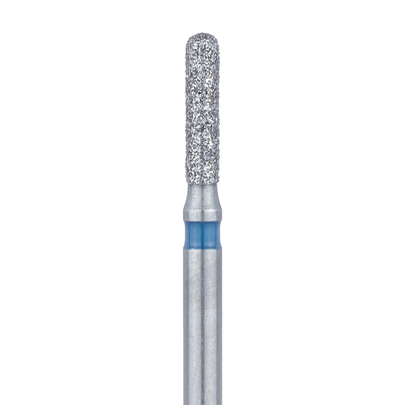 Meisinger 838L-014 Medium Diamond Bur, Long Round End Cylinder, FG, 1.4 mm, 5/Pack