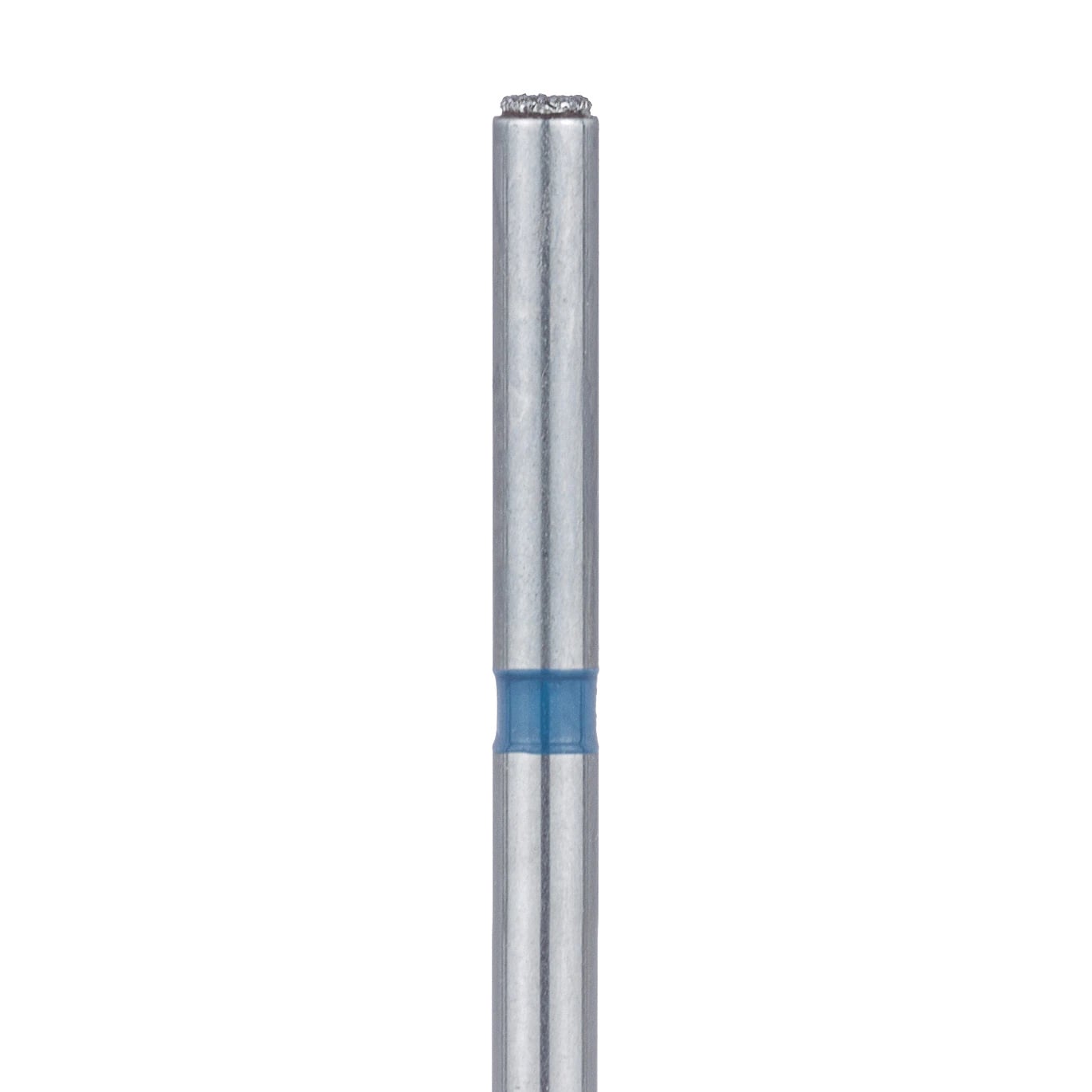 Meisinger 839-016-FG Multi-Use Diamond Bur, End Cutting Cylinder, Medium Grit (Blue), 1.6 mm Head Diameter, Friction Grip, 5/Pack
