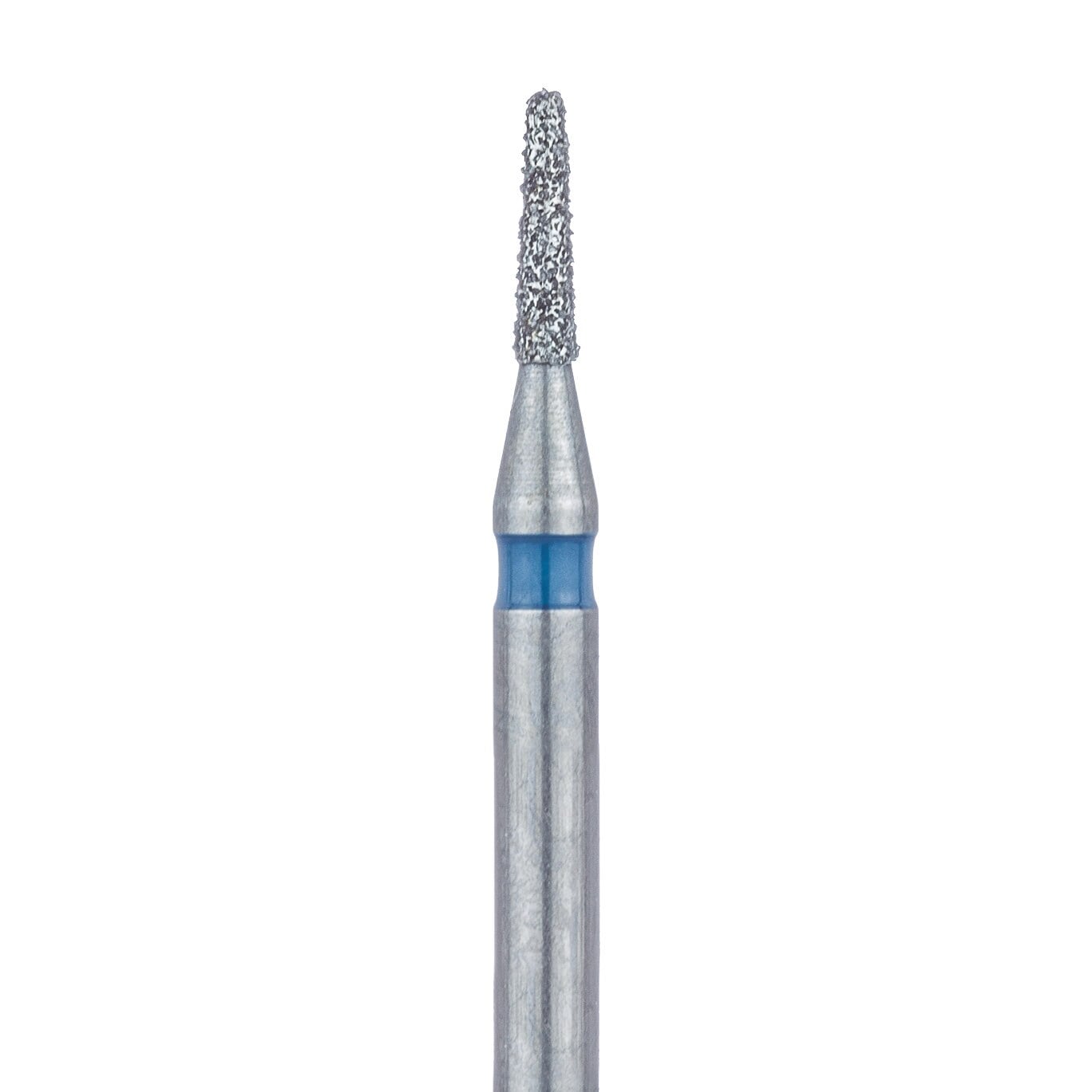 Meisinger Diamond Bur, FG, Medium Grit (Blue), Flat-End Tapered, 845-010, 1.0 mm Head, 5/Pack