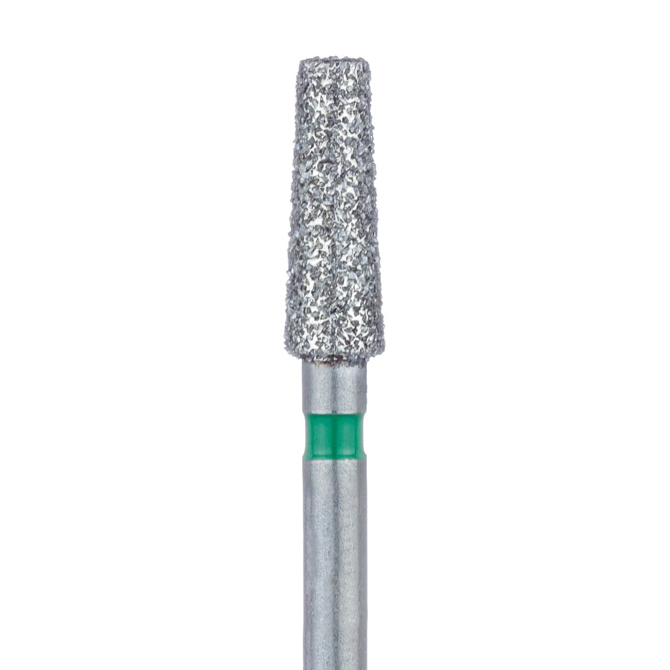 Meisinger Multi-Use Diamond Bur, FG, Tapered Flat End, #846G, 2.5 mm, Coarse, Green, 5/Pk, 846G-025-FG