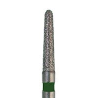 Meisinger 849G-016-HP Coarse Diamond Bur, Round End Taper, 1.6mm, Handpiece, 5/Pk