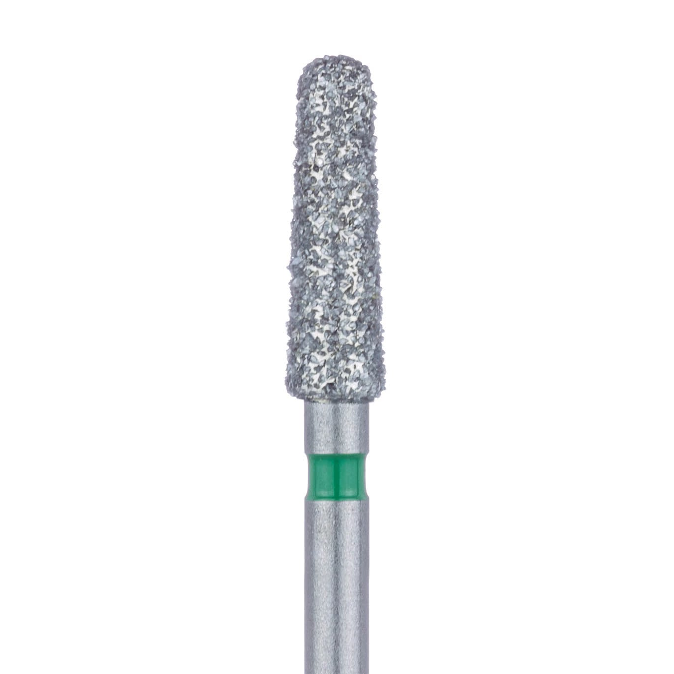 Meisinger Diamond Bur, Round End Taper, FG, Coarse (Green), 2.5mm Head, 8mm Working Length, 850G-025, 5/Pack
