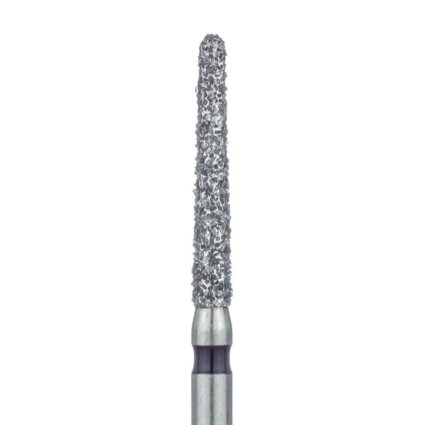 Meisinger 852H-016-SS Diamond Bur, Super Coarse, Round End Tapered, 1.6 mm, Friction Grip Short Shank, 5/Pack