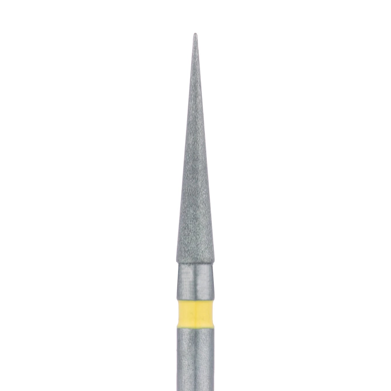 Meisinger Multi-Use Diamond Bur, FG, Long Needle, #859C, 1.6 mm, Extra Fine (Yellow), 5/Pk, 859C-016-FG