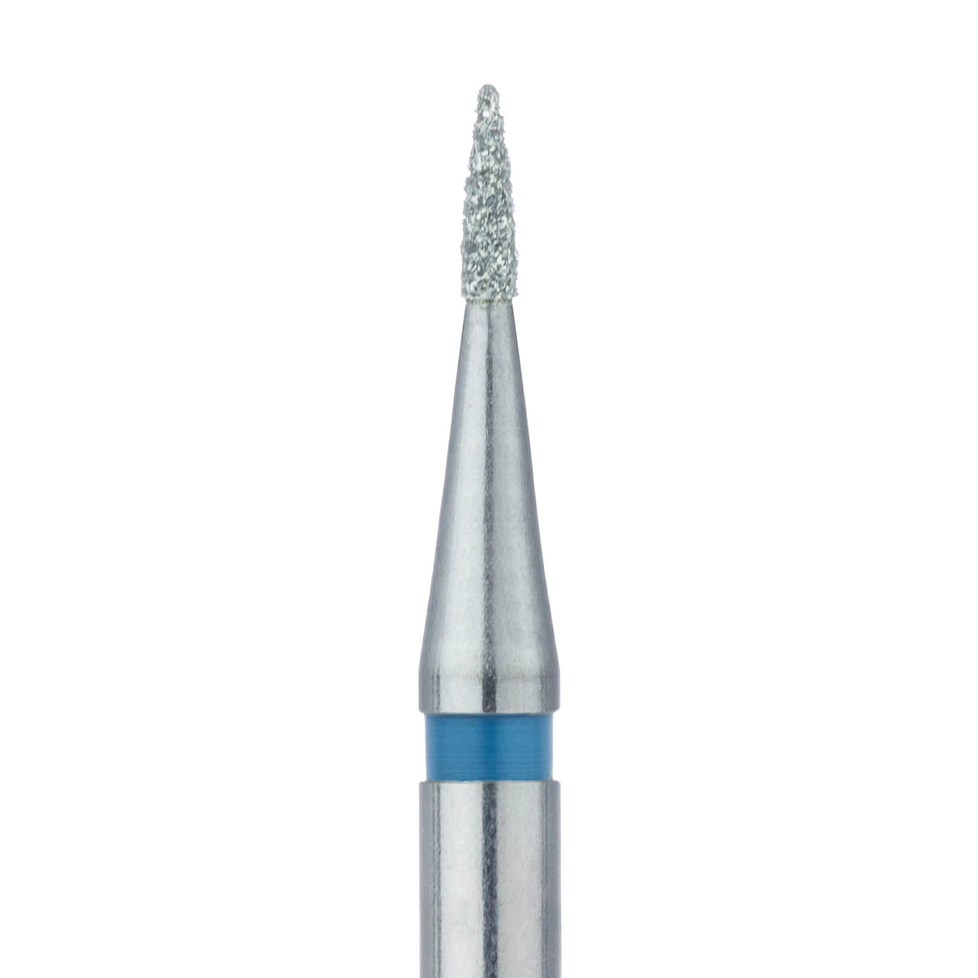 Meisinger 860-010-RA Medium Diamond Bur, Short Flame, Right Angle, 1.0 mm Diameter, 5/Pack