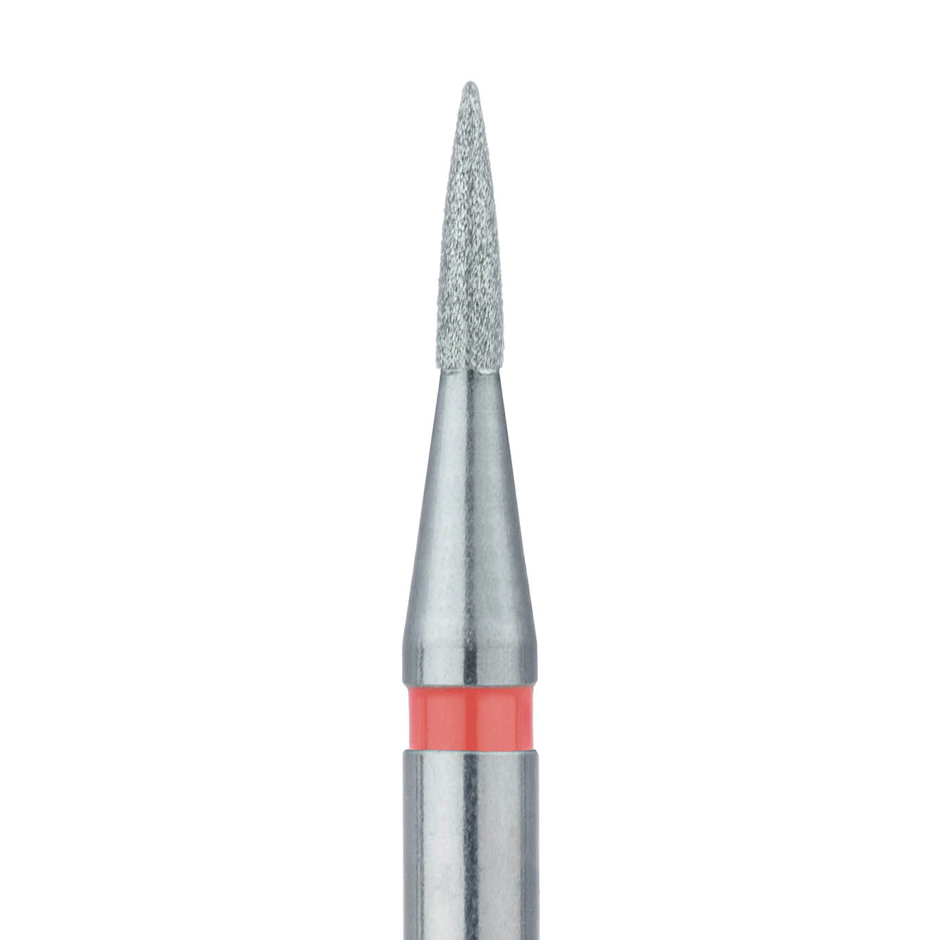 Meisinger 861F-012-RA Fine Diamond Bur, Flame Shape, Right Angle, 1.2 mm Diameter, 5/Pack