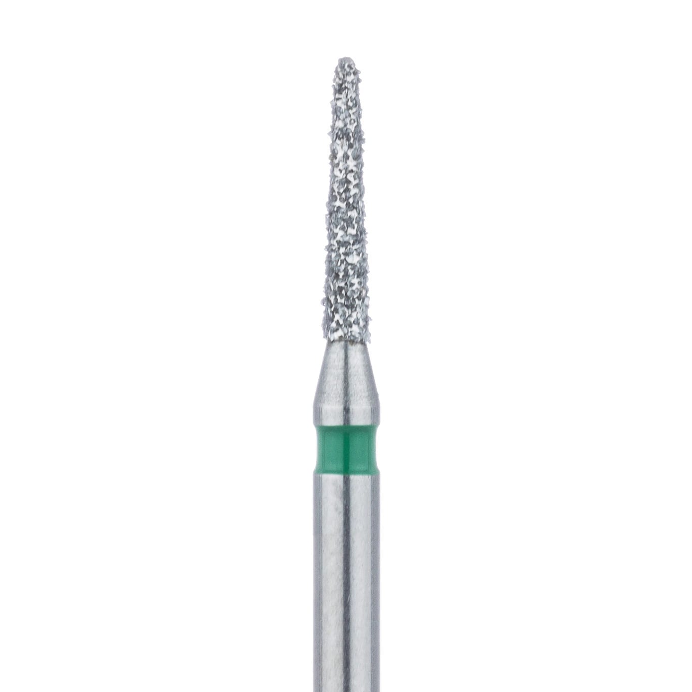 Meisinger Multi-Use Diamond Bur, FG, Modified Torpedo, #877G, 1.2 mm, Coarse, Green, 5/Pk, 877G-012-FG