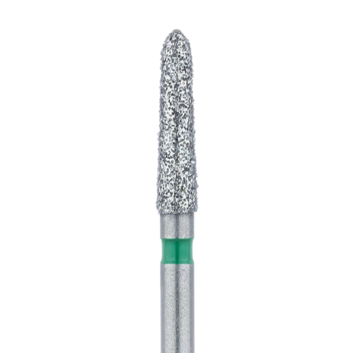 Meisinger Multi-Use Diamond Bur, FG, Modified Torpedo, #878G, 2.1 mm, Coarse (Green), 5/Pk, 878G-021-FG
