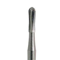 Meisinger FG Carbide Bur #1158, Round End Cylinder, Friction Grip, 1.2 mm Head, 100/Bx, C1158FG
