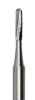 Meisinger Tungsten Carbide Bur #1556, HM 31R, Straight Dome Cross Cut, Friction Grip, 0.9 mm Diameter, 100/Pkg